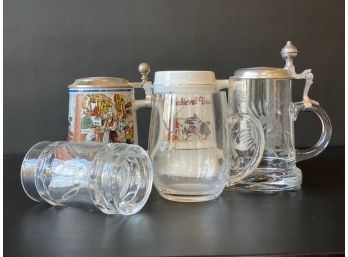 Assorted Steins & Beer Mugs