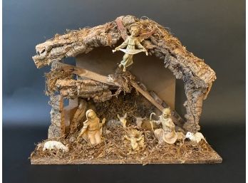 Beautiful, Rustic Manger Scene