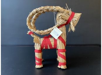 A Wonderful, Handcrafted Scandanavian Halmbock (Straw Goat), Swalling