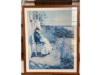 Eilif Petersson, Impressionist Print, Matted & Framed