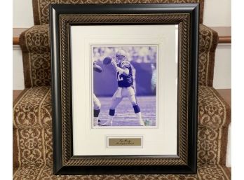 NFL Legend Tom Brady, NE Patriots Quarterback, Official NFL Framed Photo