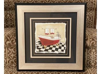 A Larger Carol Robinson Vintage Bathtub Print