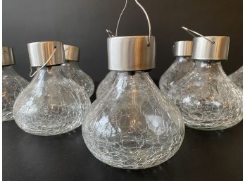 Crackle Glass Solar Lanterns