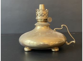 Vintage Brass Oil Lamp