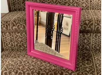 A Beveled Mirror In A Hot Pink Frame, Sheffield Home