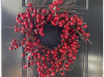 Impressive Cranberry Wreath