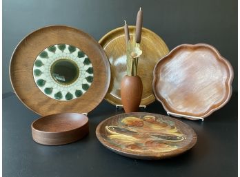 Excellent Collection Of  Beautifully Handcrafted Wooden Trays & More