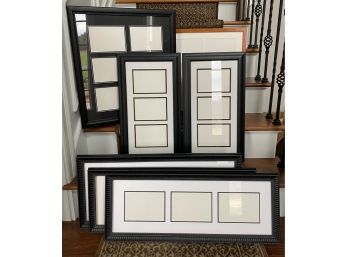 A Grouping Of Empty Picture Frames, Matted, 5x7 Openings