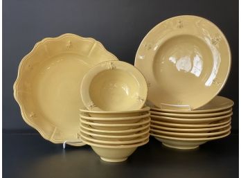 Pretty Set Of Portuguese Stoneware, Faiancas Neto & Gomes