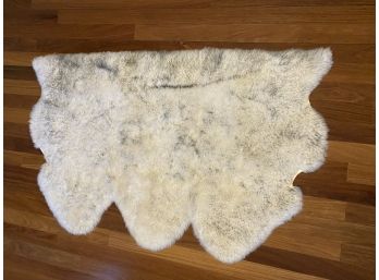 A Luxurious, Natural Sheepskin Rug, 3x5, By Safavieh