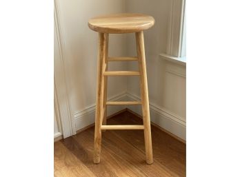 A Tall Wooden Stool