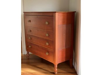 Beautiful Antique Sheraton Chest, Circa 1820, Cherry