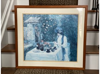 Childe Hassam, French Tea Garden, Framed Print