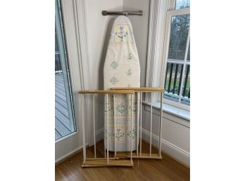 Standard Ironing Board & Two Clothes Drying Racks