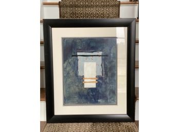 Abstract Print, Framed & Triple-Matted