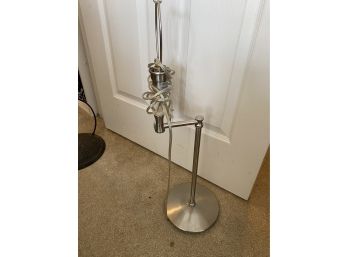 Adjustable Desk Lamp In Chrome - See Pics For Condition