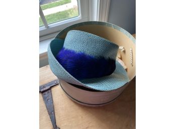 Vintage Hat With Hat Box