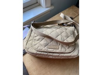 Brand New Vera Bradley Mini Shoulder Bag  In Taupe