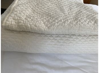 West Elm Bed Silky Satiny Coverlet With Pair Of Shams