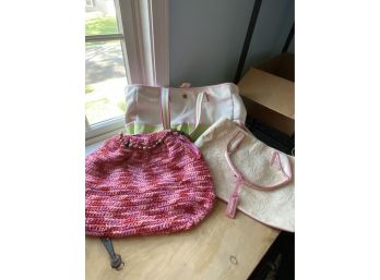 Large Lilly Pulitzer Tote, Liz Claiborne, Bijoux Turner