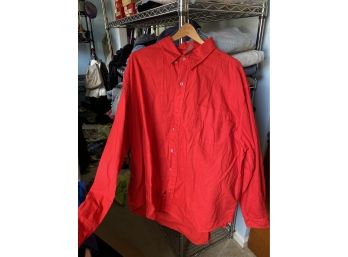 Fresh Produce XXL Shirt In Bright Red!  Cotton NWT