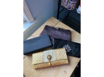 Four Assorted Vintage Evening Clutch Bags