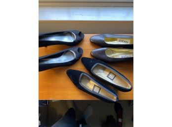 Three Pair Womens Dress Shoes - All In Good Condition - Little Wear