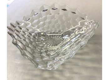 AMERRICAN FOSTORIA TRI-SHAPE BOWL