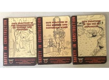 THREE Booklets On Work Safety 1948