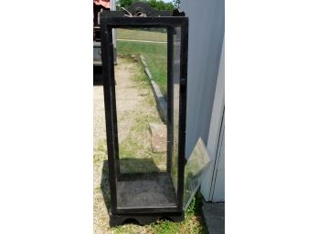 Tall, Narrow Lighted Display Case