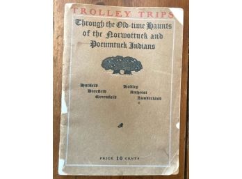 Book 'Trolley Trips Throught The Haunts Of The ...... Indians'