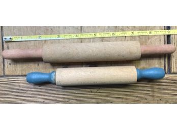 TWO Child's Rolling Pins, 6' & 9'