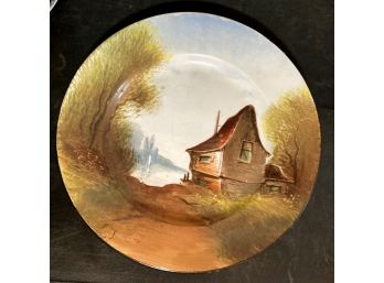 French Hand Painted Plate