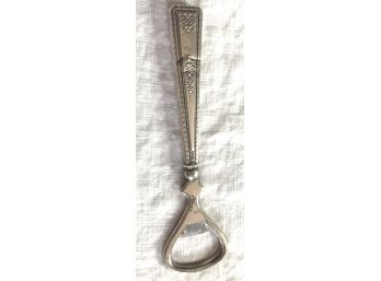 Vintage Bottle Opener With Sterling Handle