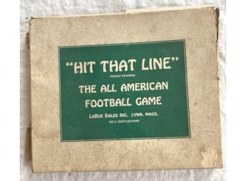 Vintage Game 'HOLD THAT LINE' THE ALL AMERICAN FOOTBALL GAME