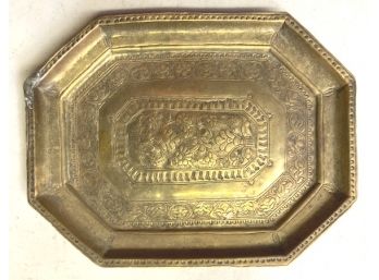 Antique  Brass Tray