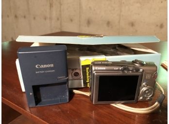 Canon Sure Shot Camera In Box