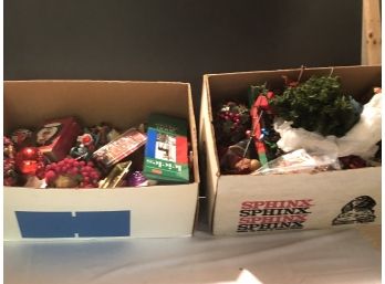 Two Boxes Holiday Decor