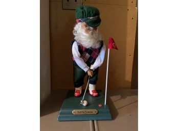 309, Animated Golfing Santa