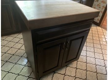 62, Kithen Island With Butcher Block (1 Of 2 Available)