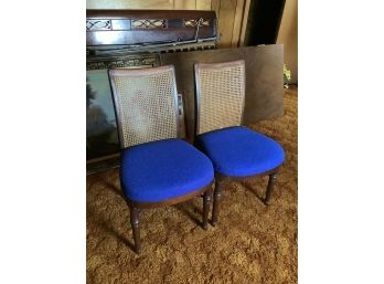 Pair Of Royal Blue Chairs, 214