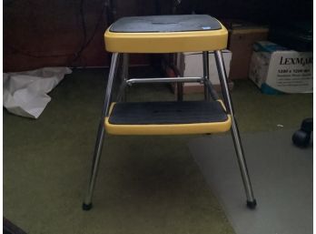 Yellow And Black Step Stool From Cosco, 8