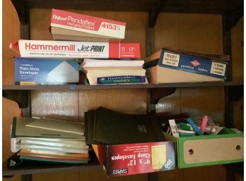 Paper And Office Supplies Lot, 24