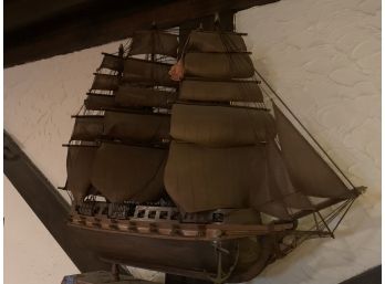 Large Ship, Currently Hung On The Wall.