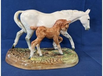 Royal Doulton Horse And Foal / Colt Figurine 'HN2532'