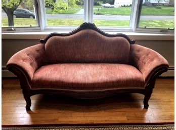 Antique Camelback Loveseat / Sofa