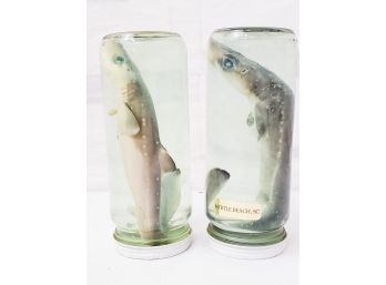 Vintage Myrtle Beach Souvenir Sharks In Bottles