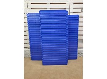 Sixty Eight Lewis Bins SB2404-7 Royal Blue Stacking Parts Bins - 24l X 6.5'w X 4'h -Made In USA