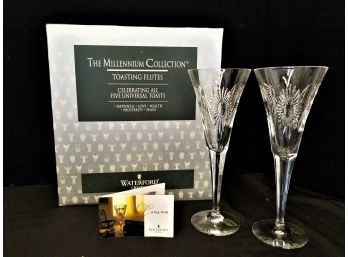 Waterford Crystal 'the Millennium Series 2000 Collection Toasting Flutes