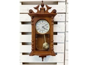 Strausbourg Manor Westminster Chime Battery Operated Quartz Wall Clock